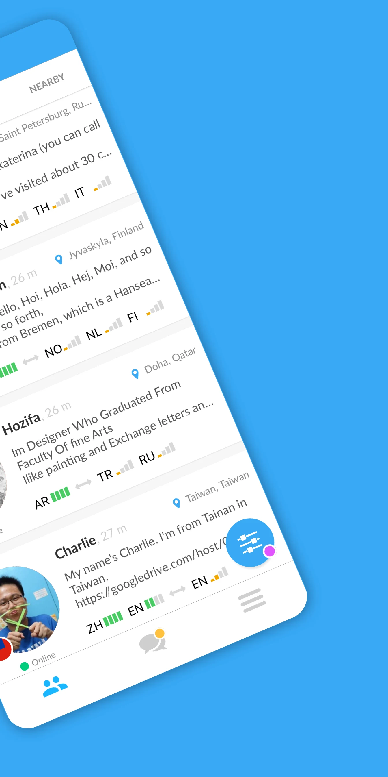 Interpals: Penpals & Languages screenshot