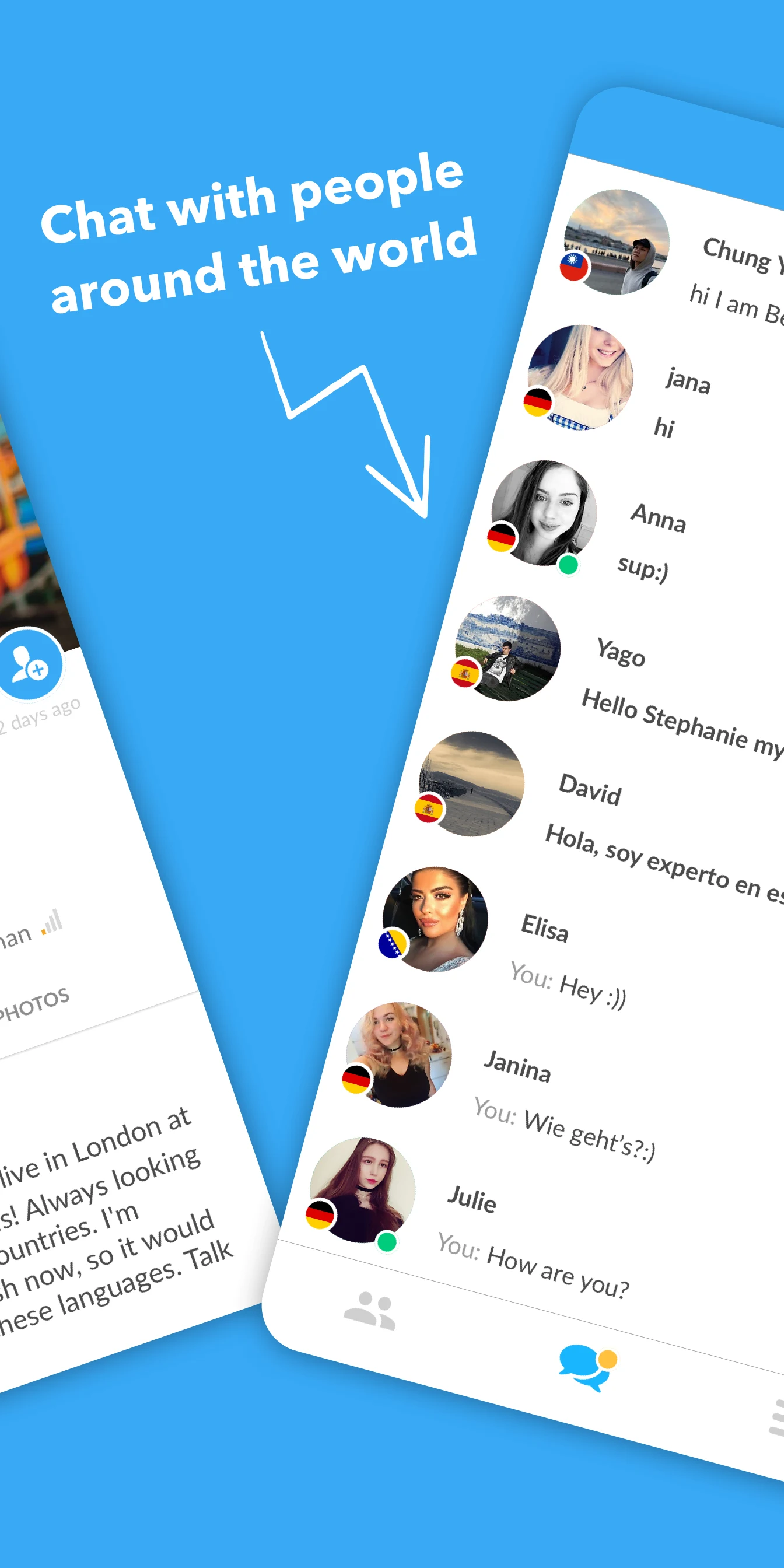 Interpals: Penpals & Languages screenshot