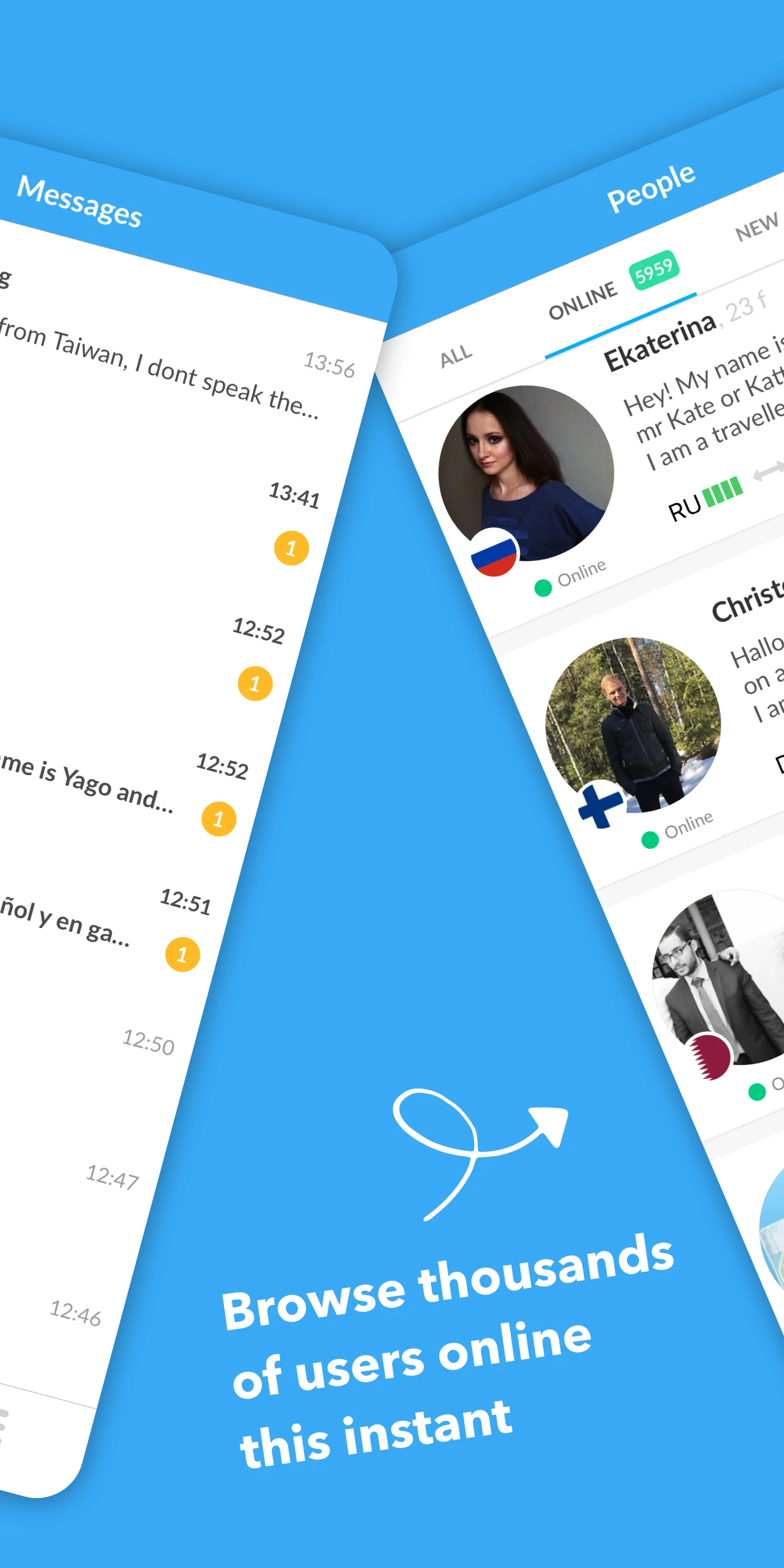 Interpals: Penpals & Languages screenshot
